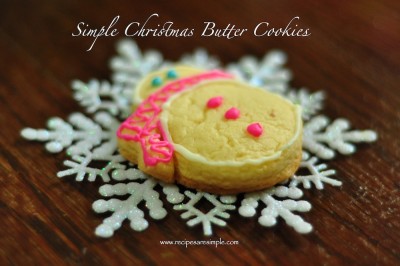 Easy Christmas Butter Cookies - Recipes 'R' Simple