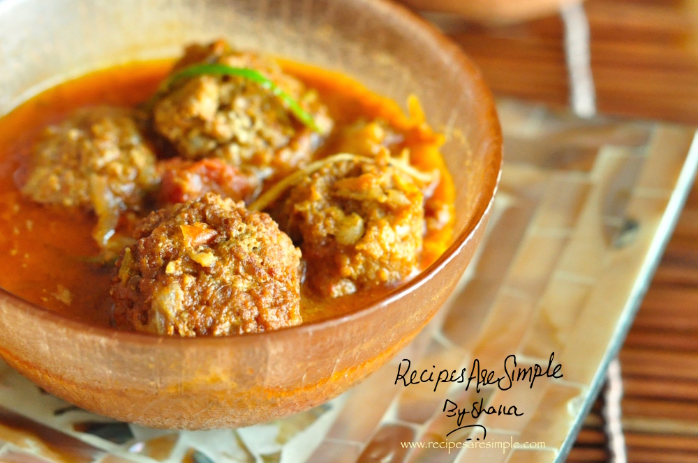 Kofta Meatball Curry - Simple Delicious - Recipes 'R' Simple