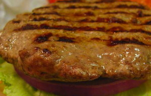 burger 300x190 Beef Burger with Mushrooms Recipe   Delicious