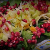 Cucumber Pomegranate Salad