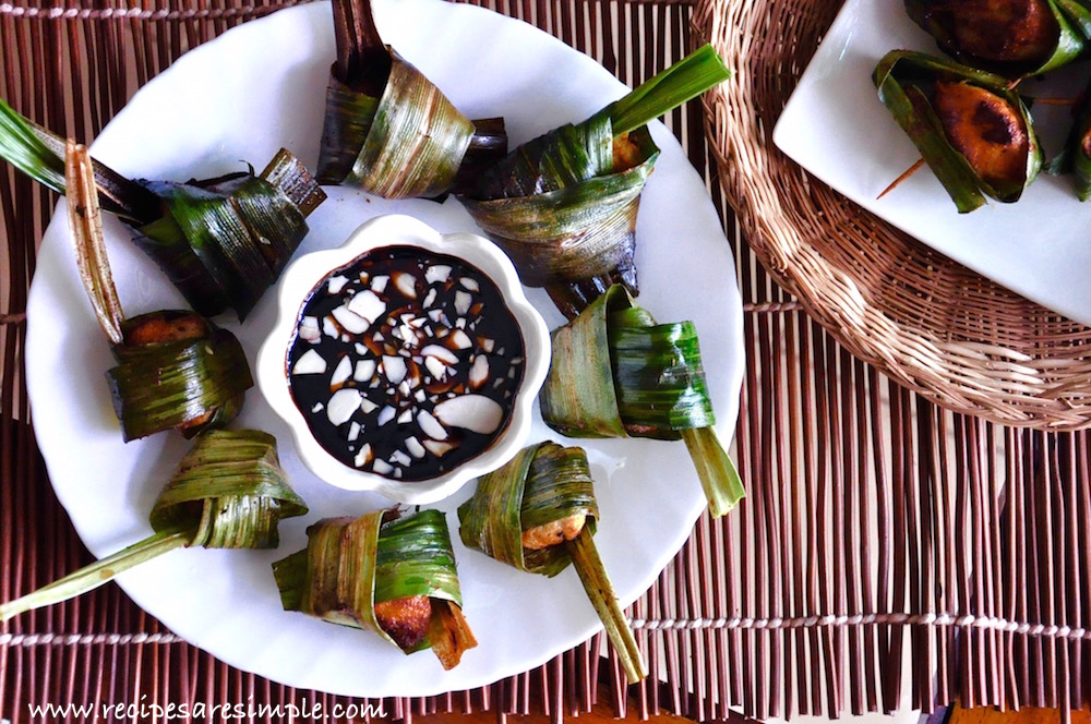 Kai Hor Bai Tong (Chicken in Banana Leaves) Recipe