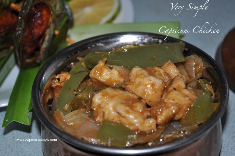 Chicken with Capsicum – Easy Quick Tasty