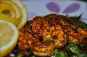 Fried Prawns Kerala Style - Chemmeen Varuthathu