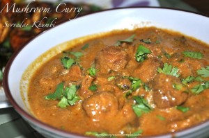 mushroom curry