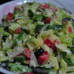 Tossed Salad with Olives and Grapes