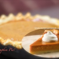 pumpkin pie from scratch