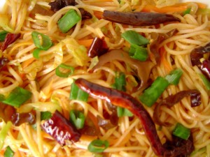 Szechuan Chicken Fried Noodles