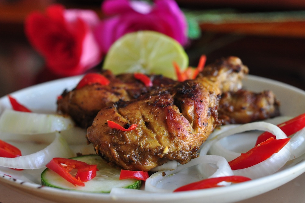 Grilled Coconut Chicken 