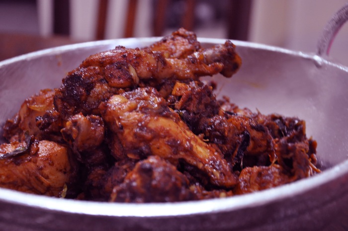 Kerala Chicken Roast Slow Roasted With Mild Chili Powder