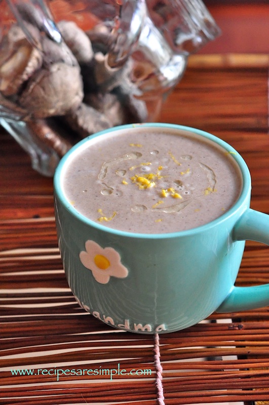 mushroom soup recipe