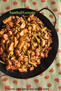 sambal goreng tahu tempe