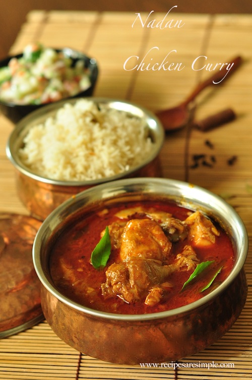 Nadan Chicken Curry Authentic Kerala Style