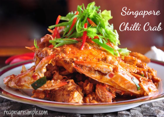 Singapore Chilli Crab | 辣椒螃蟹 | National Favorite