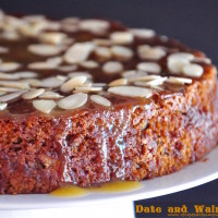 date and nut cake