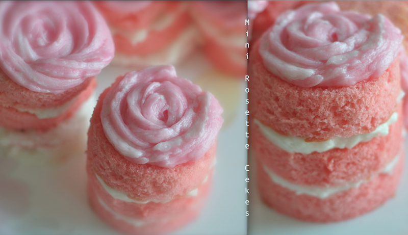 Mini Rosette Cakes