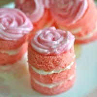 Mini Rosette Cakes