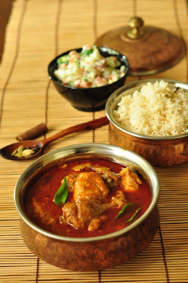 Kerala - Nadan Chicken Curry | Authentic Recipe for Rustic Kerala Curry