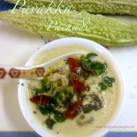 Pavakka / Kaipakka Pachadi with Coconut