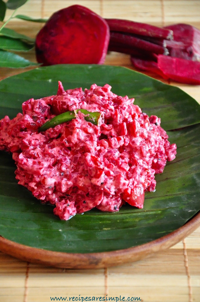 beetroot pachadi kerala recipe