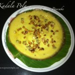 Kadala Pola (Sweet Split Chick Peas Pancake)