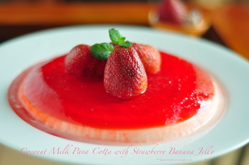 Coconut Milk Pana Cotta With Jelly Recipe Recipes