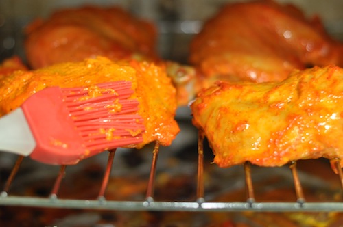 tandoori chicken recipe basting