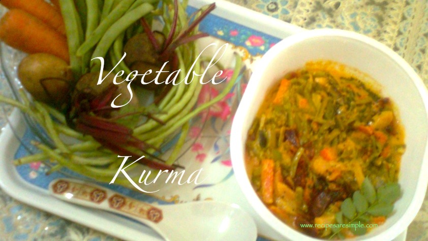 Vegetable Kurma