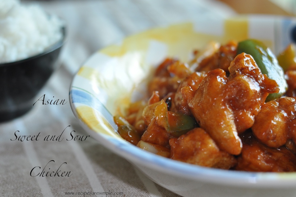 ASIAN SWEET AND SOUR CHICKEN