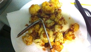 CHILI GOBI  first fry