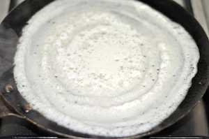 How to make Dosa and Dosa Batter round