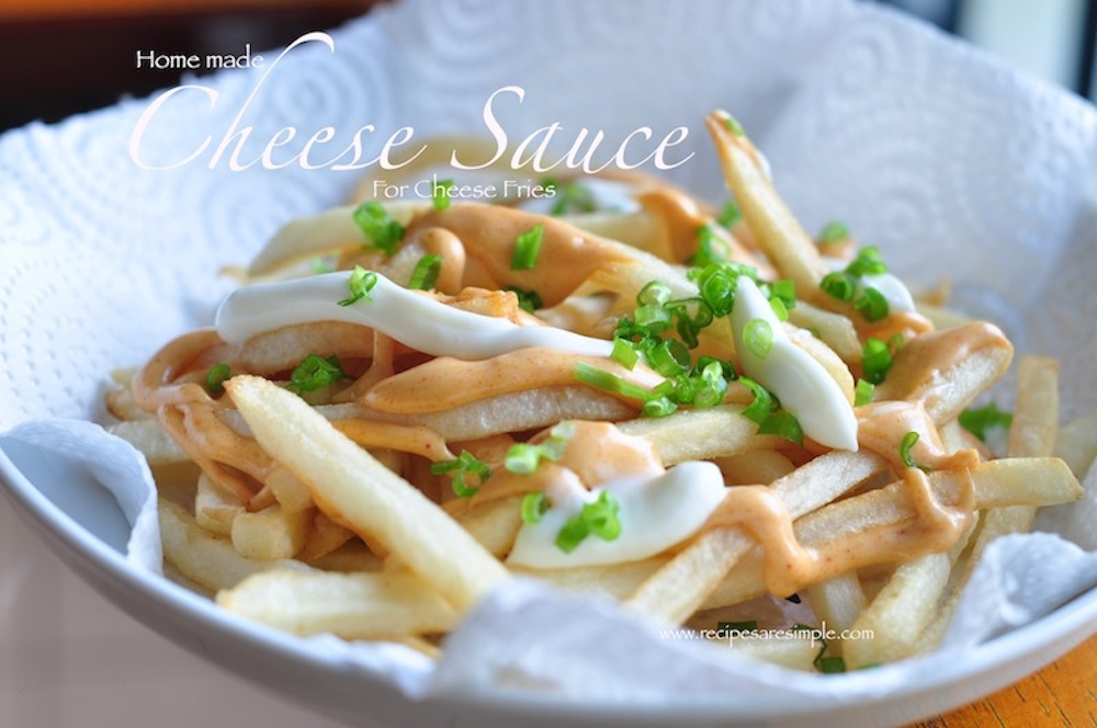 how do you make cheese sauce for fries