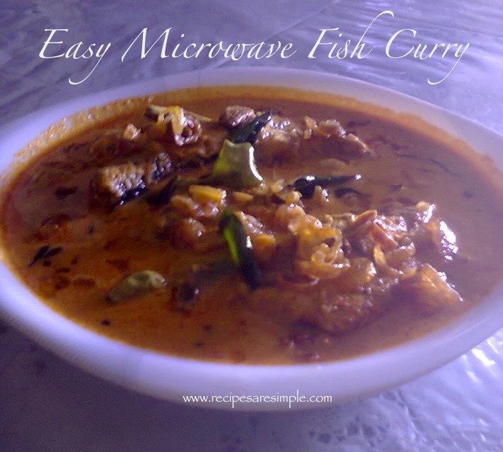 Microwave Fish Curry - Recipes are Simple