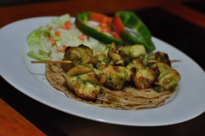 Green Chicken Kebabs with Cottage Cheese - Hairyali Murgh Paneer Tikka 1