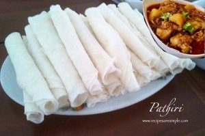 Pathiri - Lightest Rice Flour Rotis Ever