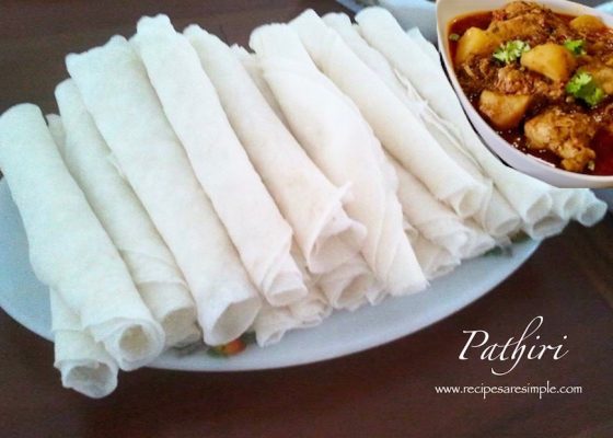 Pathiri – Lightest Rice Flour Rotis Ever