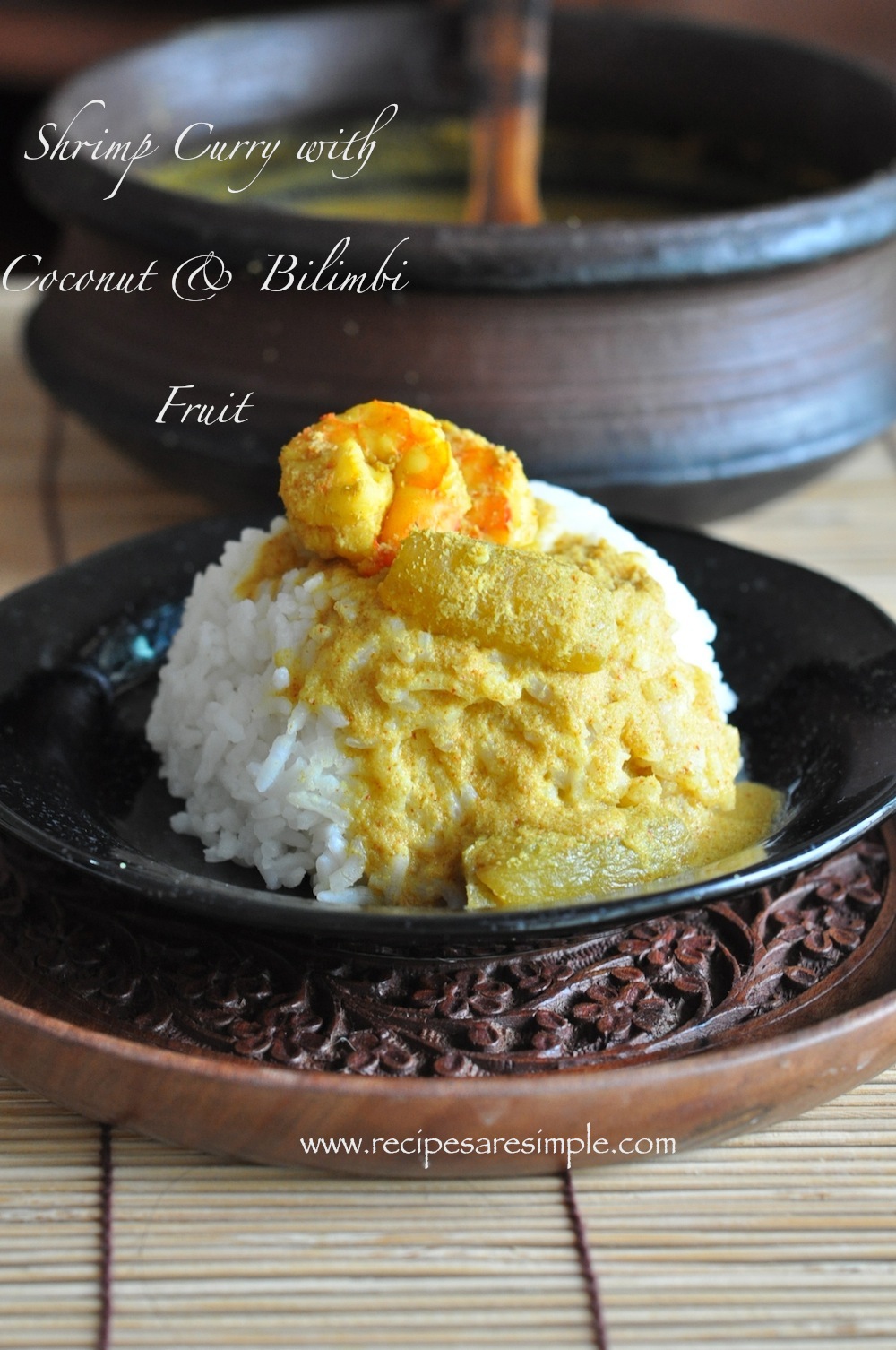 Shrimp Curry with Coconut and Bilimbi Fruit