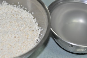 soaking water -Appam with Ground Rice (Traditional Method) 