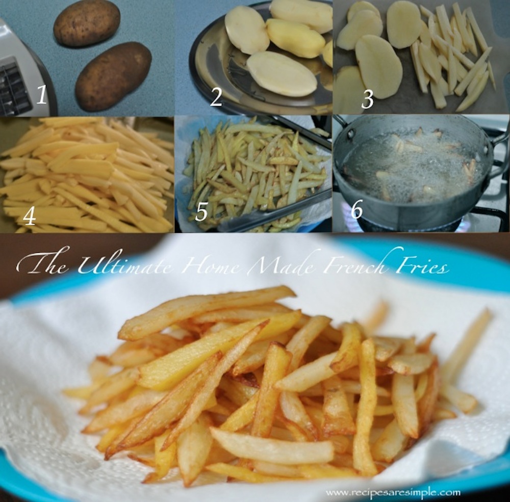 steps for home made fries