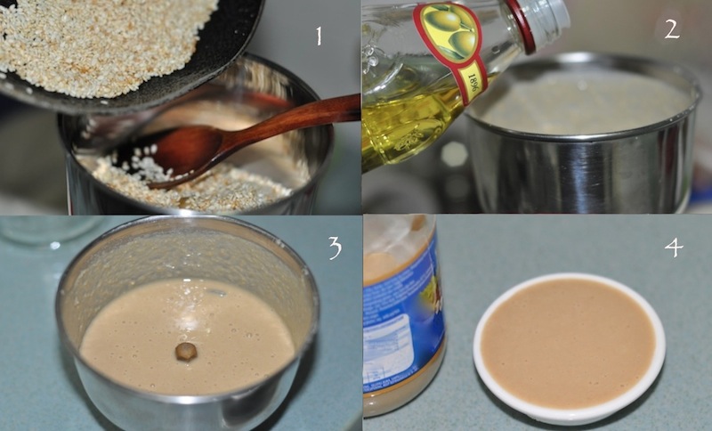 steps to make tahini sesame paste