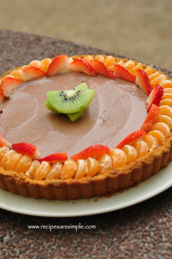 chocolate tofu mousse pie