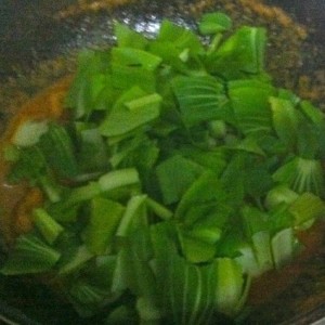 bok choy added