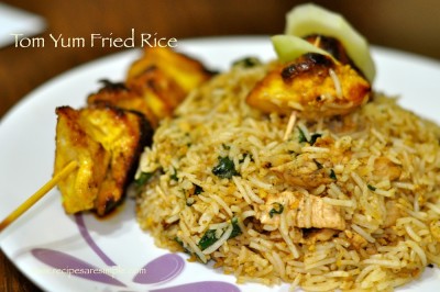 Tom Yum Fried Rice - with Chicken or Seafood