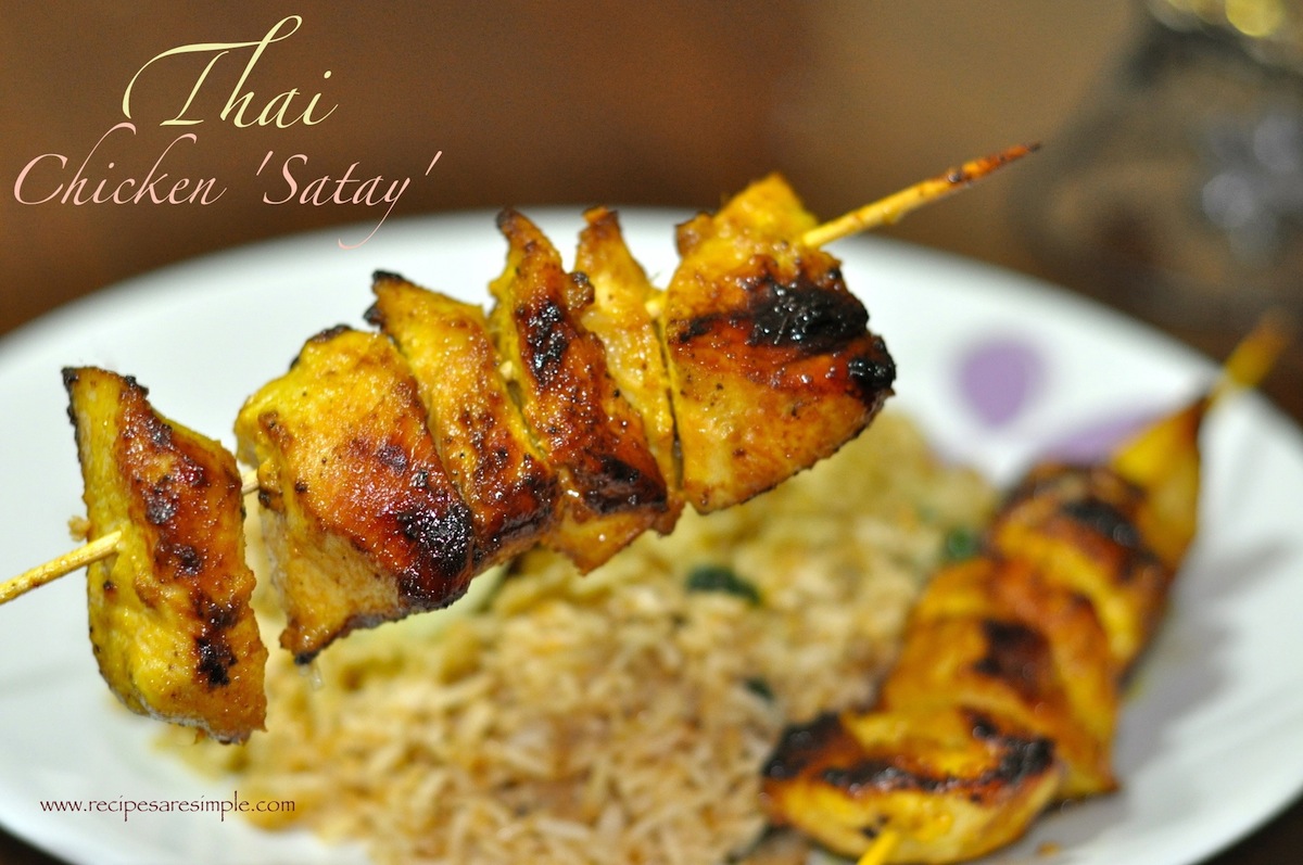 Thai Chicken Satay