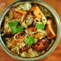 chicken tikka biryani