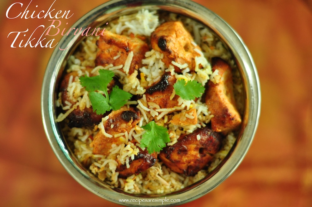 chicken tikka biryani