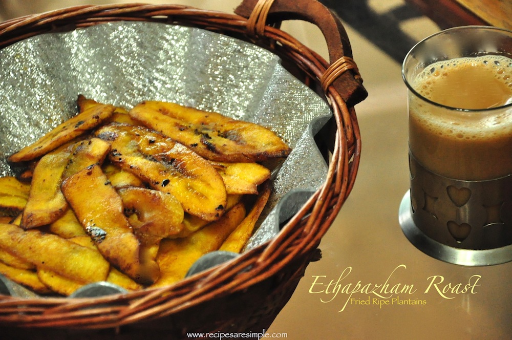 Ethapazham Roast - Ripe Plantain Fried in Ghee - Recipes 'R' Simple