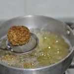 falafel - deep fry.