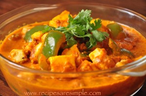 paneer butter masala recipe