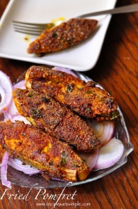 Fried pomfret recipe