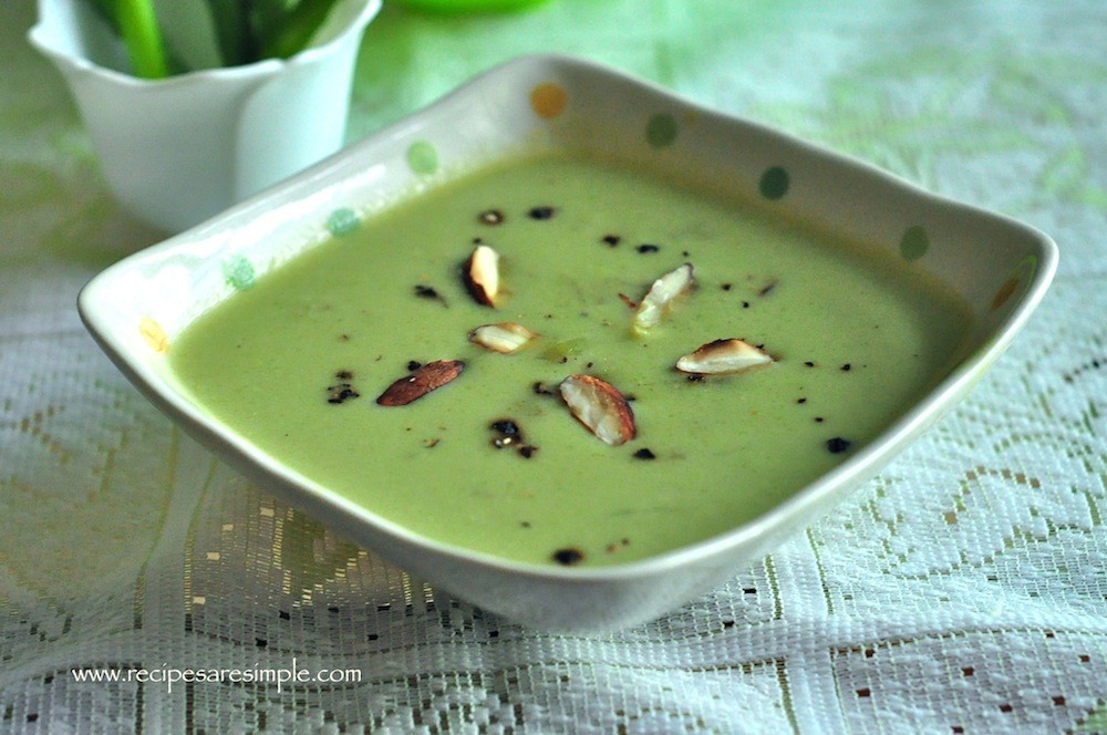 cream of asparagus soup recipe